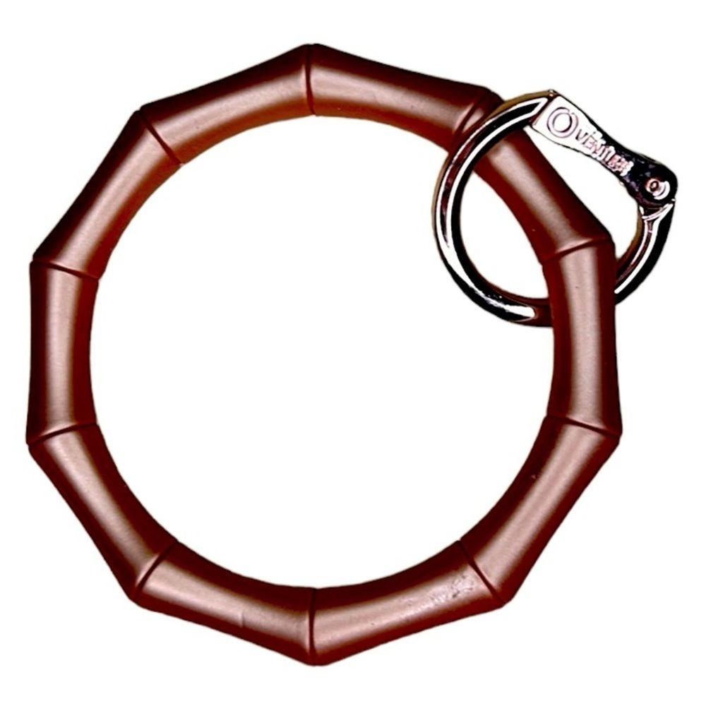 O Venture Rose Gold Silicon Big O Key Ring